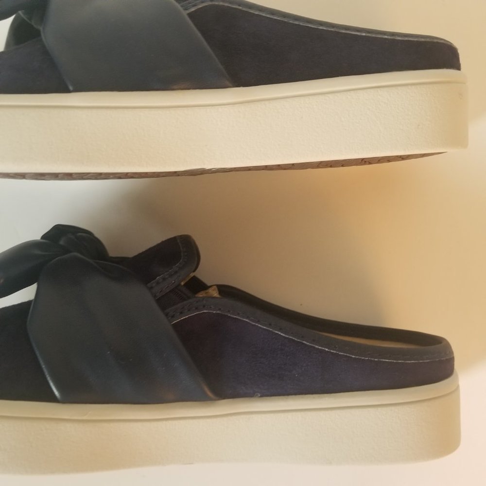 Spenco Barbados Orthotic Navy Suede Sneaker size 7B - Picture 7 of 11